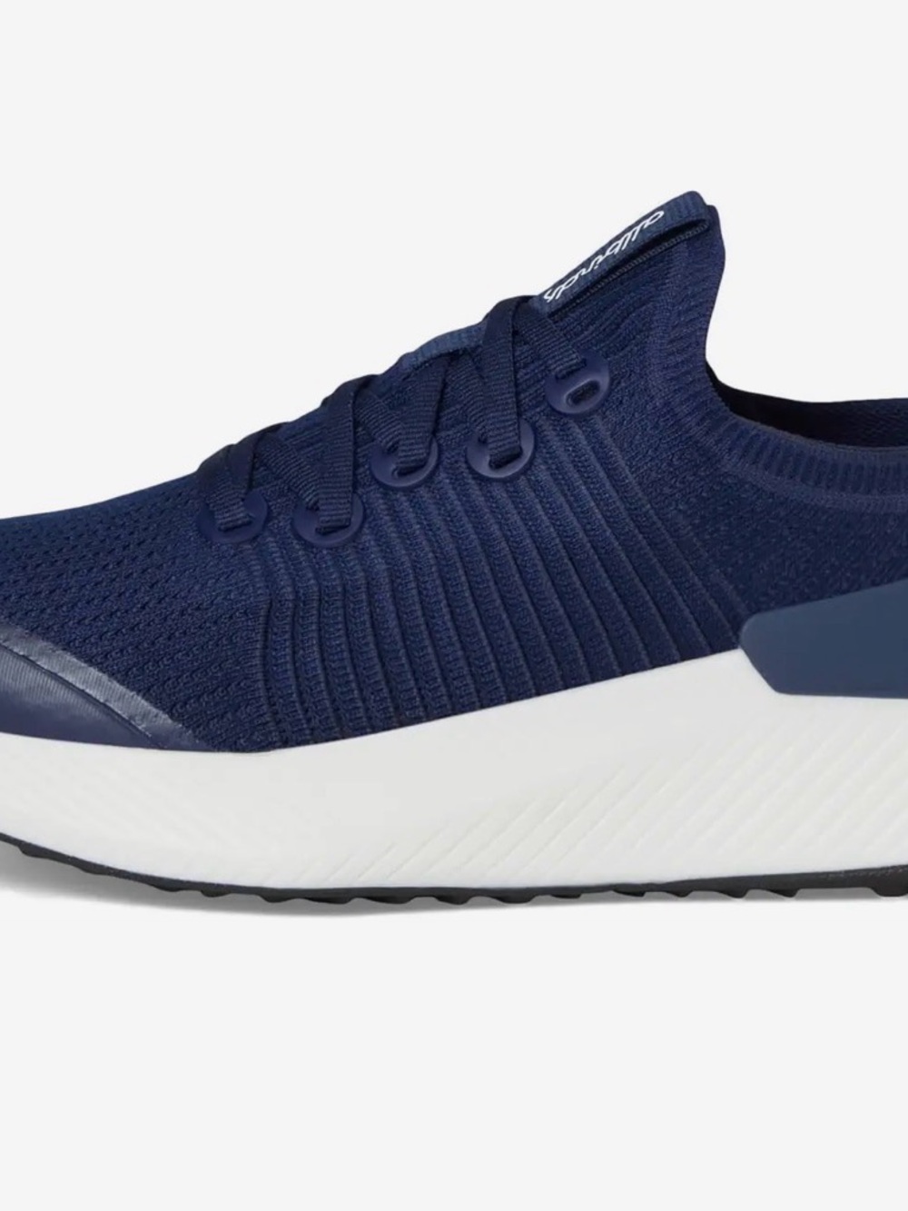 allbirds Tree Glider Navy and White Athletic Shoes - Picture 4 of 7